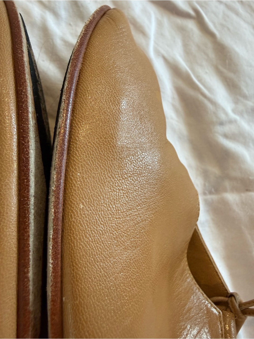Martiniano Bootie Loafers in Camel/Tan Size 39 - Picture 12 of 13